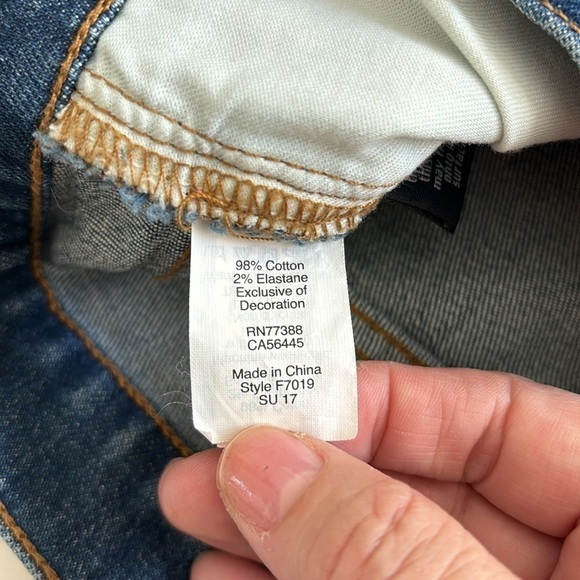 Madewell high rise denim shorts size 28 - Picture 5 of 5